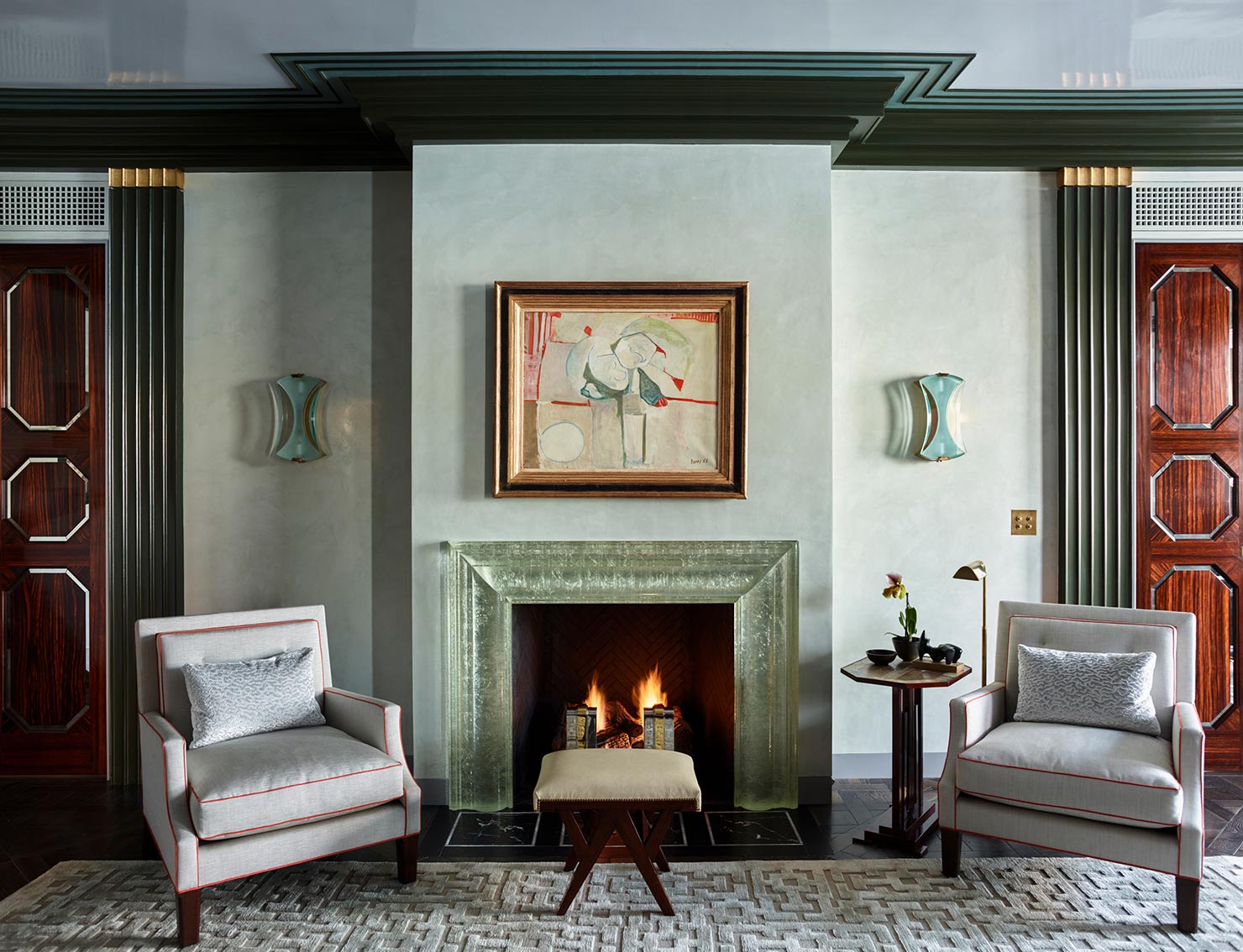 Liederbach & Graham: Palmolive Residence Fireplace
