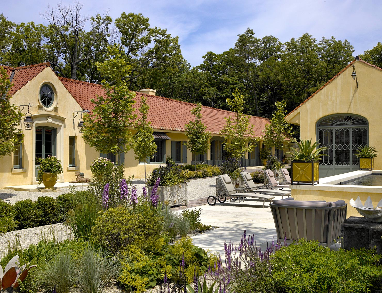 Liederbach & Graham: A Provencal Fantasy in Lake Forest Pool
